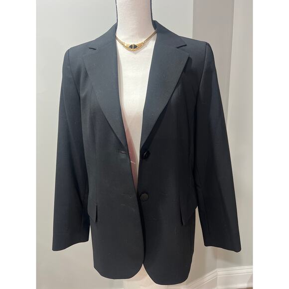 Pendleton Black Wool Blazer Women’s Size 12 Fully Lined Made in USA - Picture 3 of 13